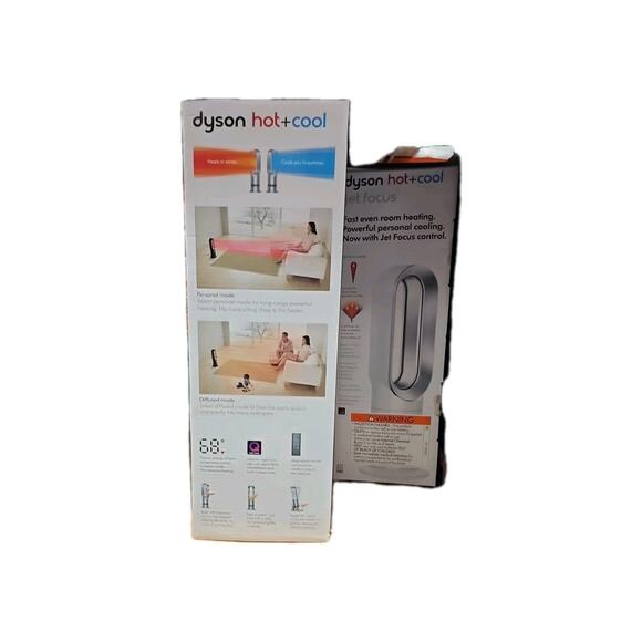 Dyson Hot+Cool AM09 Jet Focus Heater and Fan White/Silver - Picture 6 of 7